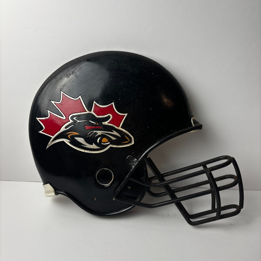 Vintage Ottawa Renegades Cfl Football Helmet Wall Plaque 9.5" Heavy Rare 3D